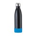 Trinkflasche RETUMBLER-myTOULON, schwarz, Sleeve hellblau