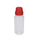 Trinkflasche School, 400 ml, transparent/rot
