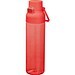 Tritan Trinkflasche transparent, 750ml MAX, rot