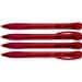uma® FANTASY transparent Druckkugelschreiber, rot