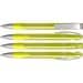 uma® LOOK grip transparent M SI Druckkugelschreiber, gelb