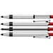 uma® RECYCLED PET PEN ALUMA Druckkugelschreiber, rot