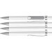 uma® RECYCLED PET PEN CORE F SI Druckkugelschreiber, weiss