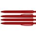 uma® RECYCLED PET PEN STEP F GUM Druckkugelschreiber, rot