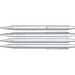 uma® SLIMLINE Druckkugelschreiber, silber