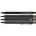 uma® STRAIGHT GUM RECY Druckkugelschreiber, schwarz
