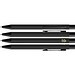 uma® STRAIGHT M GUM RECY Druckkugelschreiber, schwarz
