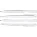 uma® TRINITY Druckkugelschreiber, weiss