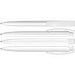 uma® TRINITY RECY Druckkugelschreiber, weiss