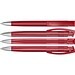 uma® TRINITY transparent SI Druckkugelschreiber, rot