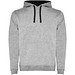 Urban Kapuzenpullover für Herren, Marl Grey/schwarz, 2XL