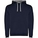 Urban Kapuzenpullover für Herren, Navy Blue/Marl Grey, 2XL