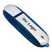 USB-Stick Aluline, 16 GB, blau