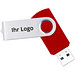 USB-Stick in Metallbox, 8 GB, rot