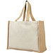 Varai Canvas und Jute Einkaufstasche, natur