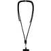 Vega verstellbares, recyceltes Smartphone Lanyard, schwarz