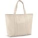 VILLE. Tragetasche aus 100% Canvas-Baumwolle mit einer Innentasche (280 g/m²), Naturhell