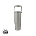VINGA Eos Trek 880ml Flasche aus RCS rec. Stainless-Steel, grau, grau