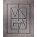 VINGA Monogram GRS Decke, grau