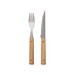 VINGA Paso 8-teiliges Grill-Besteck-Set, braun