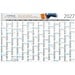 Geiger-Notes Wandplaner Horizont Bestseller, L, inkl. Druck, blau