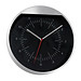 Wanduhr ROUNDABOUT,schwarz, silber