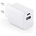 WEGENER. Ladegerät mit USB-A Anschluss 18W und USB-C 20W in Recyceltes ABS (100% rABS), Weiß