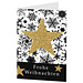 Grußkarte Weihnachten, Motiv Goldstern, ohne Innendruck