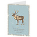 Grußkarte Weihnachten, Motiv Rentier, Danke an Partner