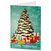Grußkarte Weihnachten, Motiv Weihnachtsbaum, Danke an Partner