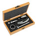 Weinset BAMBOO PLEASURE,braun, silber