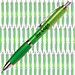 Werbe-Set: 400 Kugelschreiber Rio, inkl. Druck, blaue Mine, grün/transparent Werbe-Set: 400 Kugelschreiber Rio, inkl. Druck, blaue Mine, grün/transparent