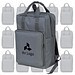 Werbe-Sparset Rucksack Levix, 15-tlg., inkl. Druck, grau