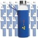 Werbe-Sparset Trinkflasche Klagenfurt, 50-tlg, inkl. Druck, blau