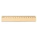 WESLEY 15. Lineal aus Kiefernholz mit 15 cm Skala, Naturhell