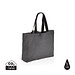 XD COLLECTION Impact Aware™ 240g/m² große Tasche aus rCanvas, ungefärbt, anthrazit