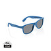 XD COLLECTION Sonnenbrille aus GRS recyceltem PP-Kunststoff, blau