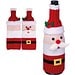 Xmas Weinflaschencover Antarctic,rot
