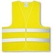 YELLOWSTONE. Reflektorweste aus 100% Polyester, Gelb