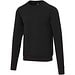 Yukon Sportpullover mit Rundhalsausschnitt und Interlock Strick Unisex, schwarz, S