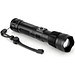 YVIAN. Recycled aluminium rechargeable torch (100% rAL) 10 W, Schwarz
