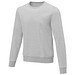 Zenon Herrenpullover mit Rundhalsausschnitt, heather grau, 3XL