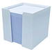 Zettelbox, 10 x 10 x 10 cm, weiß