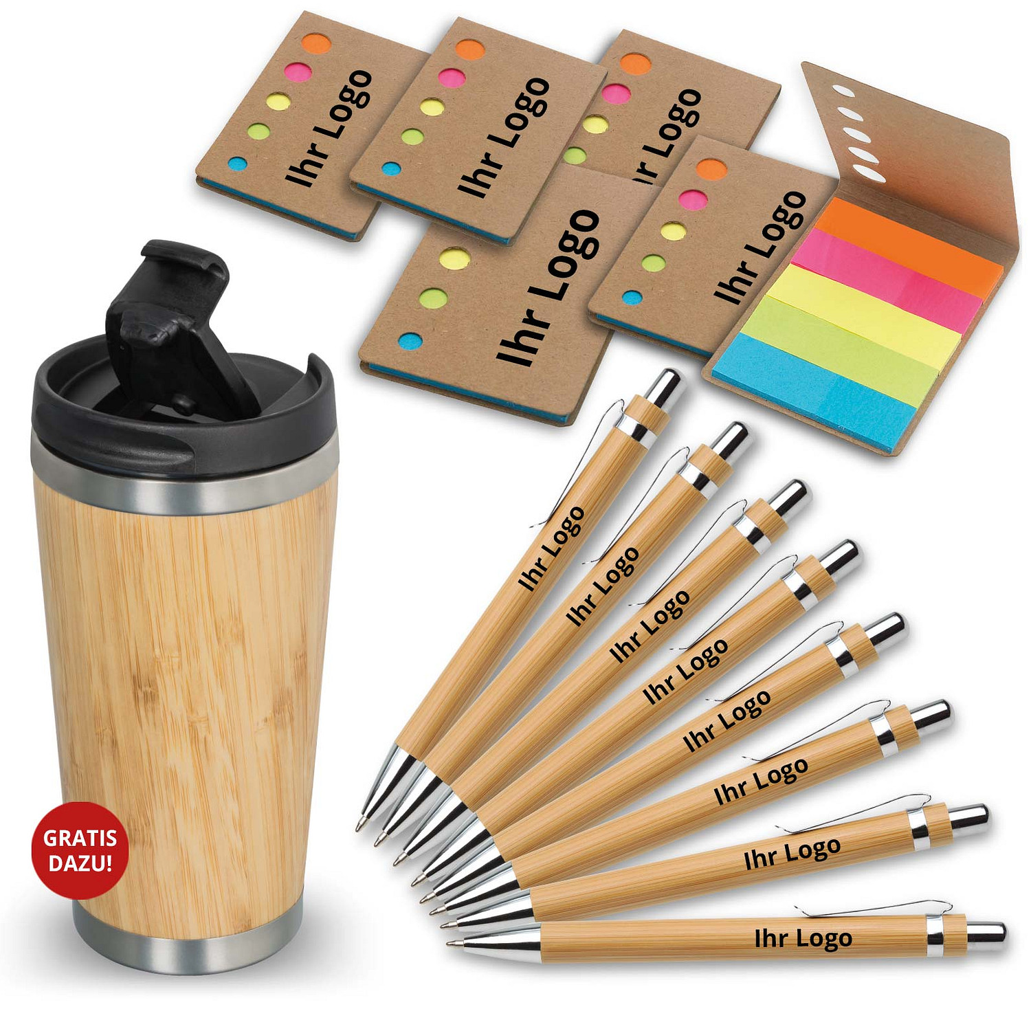 Werbe-Sparset Bambus, 401-tlg., inkl. Druck