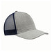 5-Panel-Cap CASUAL FIT,blau, grau