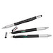 6 in 1 Touch-Kugelschreiber, blaue Mine, schwarz 6 in 1 Touch-Kugelschreiber, blaue Mine, schwarz