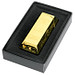 Feuerzeug Goldbarren, goldfarben