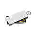 Mini-USB-Stick Swing, 16 GB, silber