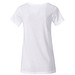 JAMES & NICHOLSON Damen T-Shirt Basic aus Bio-Baumwolle, weiß, XL
