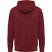Iqoniq Abisko Zip-Kapuzenpullover aus recycelter Baumwolle, burgunderrot, L